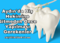 Aydın'da Diş Hekimine Gitmeden Önce Yapılması Gerekenler