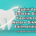 Aydın'da Estetik Diş Yapılırken Nelere Dikkat Edilmelidir?