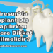Giresun'da İmplant Diş Yapılırken Nelere Dikkat Edilmelidir?