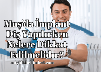 Muş'da İmplant Diş Yapılırken Nelere Dikkat Edilmelidir?