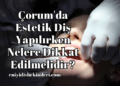 Çorum'da Estetik Diş Yapılırken Nelere Dikkat Edilmelidir?