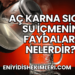 Aç Karna Sıcak Su İçmenin Faydaları Nelerdir?