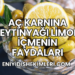 Aç Karnına Zeytinyağı Limon İçmenin Faydaları