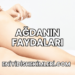 Ağdanın Faydaları