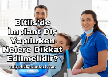 Bitlis'de İmplant Diş Yapılırken Nelere Dikkat Edilmelidir?