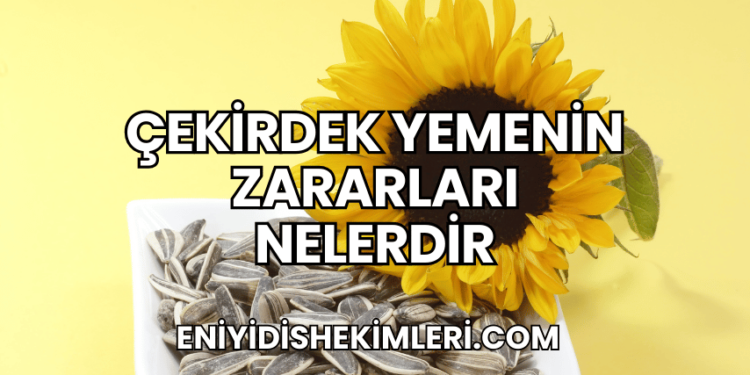 Çekirdek Yemenin Zararları Nelerdir