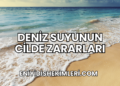 Deniz Suyunun Cilde Zararları