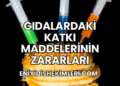 Gıdalardaki Katkı Maddelerinin Zararları