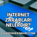 İnternet Zararları Nelerdir?