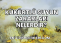 Kükürtlü Suyun Zararları Nelerdir?