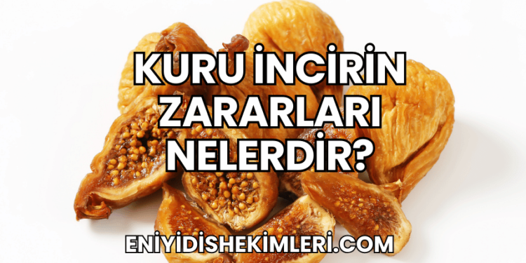 Kuru İncirin Zararları Nelerdir?