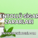 Mentollü Sigara Zararları