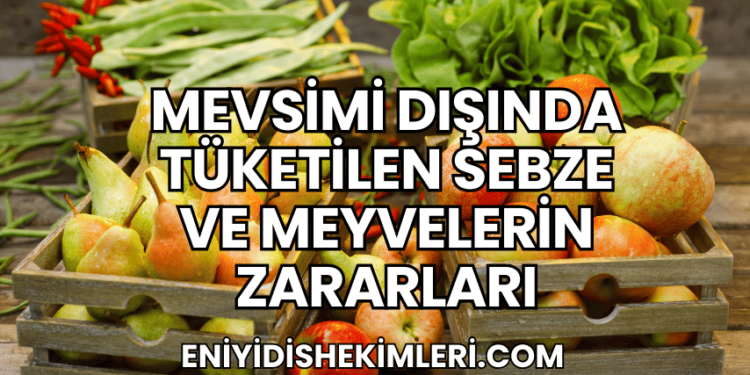 Mevsimi Dışında Tüketilen Sebze ve Meyvelerin Zararları
