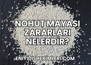Nohut Mayası Zararları Nelerdir?