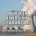 Nükleer Enerjinin Zararları