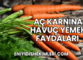 Aç Karnına Havuç Yemek Faydaları