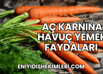Aç Karnına Havuç Yemek Faydaları