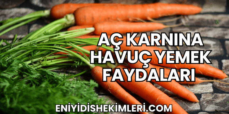 Aç Karnına Havuç Yemek Faydaları