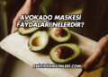 Avokado Maskesi Faydaları Nelerdir?