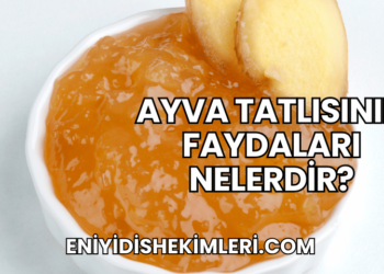 Ayva Tatlısının Faydaları Nelerdir?