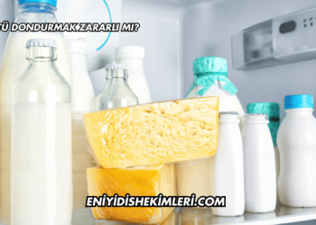 Sütü Dondurmak Zararlı mı?