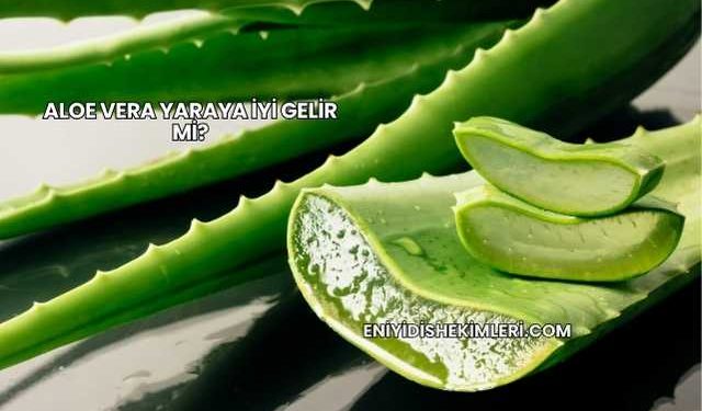 Aloe Vera Yaraya İyi Gelir mi?