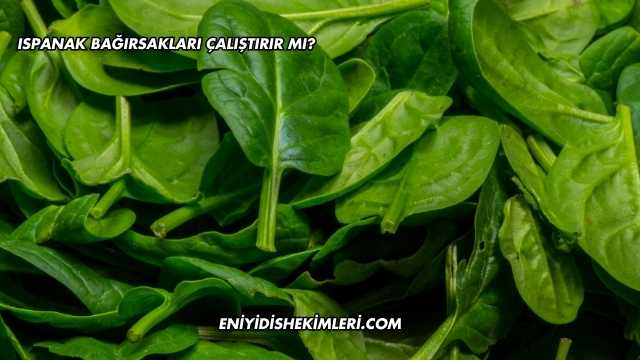 Ispanak Bağırsakları Çalıştırır mı?