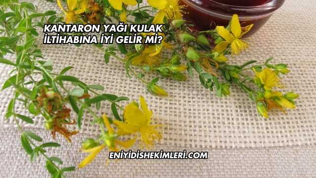 Kantaron Yağı Kulak İltihabına İyi Gelir mi?
