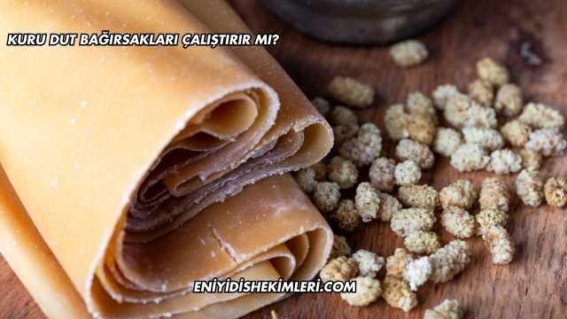 Kuru Dut Bağırsakları Çalıştırır mı?