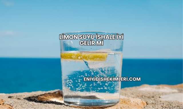 Limon Suyu İshale İyi Gelir mi?