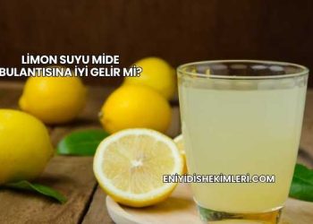 Limon Suyu Mide Bulantısına İyi Gelir mi?