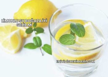 Limonlu Su Boğaza İyi Gelir mi?