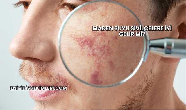 Maden Suyu Sivilcelere İyi Gelir mi?