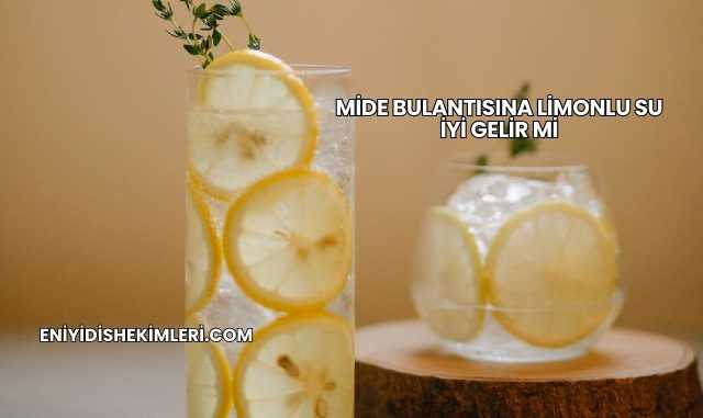 Mide Bulantısına Limonlu Su İyi Gelir mi