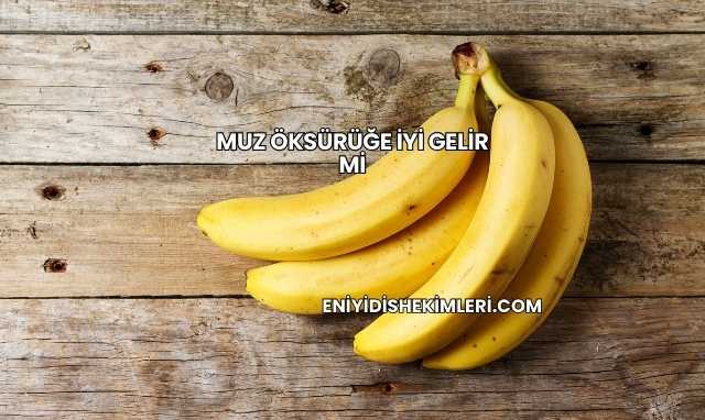Muz Öksürüğe İyi Gelir mi