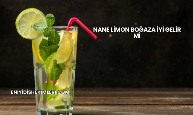 Nane Limon Boğaza İyi Gelir mi