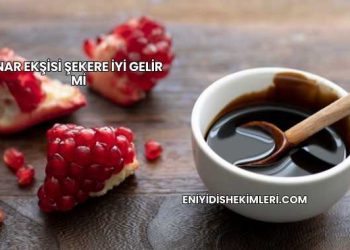 Nar Ekşisi Şekere İyi Gelir mi