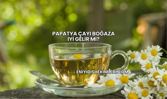Papatya Çayı Boğaza İyi Gelir mi?