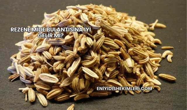Rezene Mide Bulantısına İyi Gelir mi?