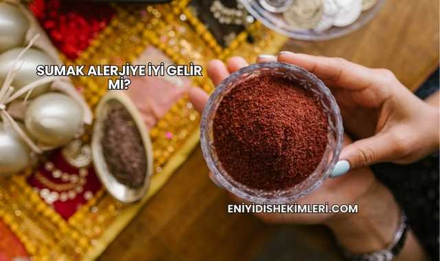 Sumak Alerjiye İyi Gelir mi?
