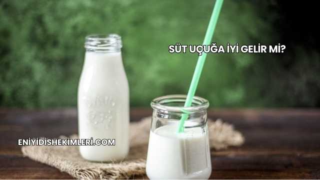 Süt Uçuğa İyi Gelir mi?