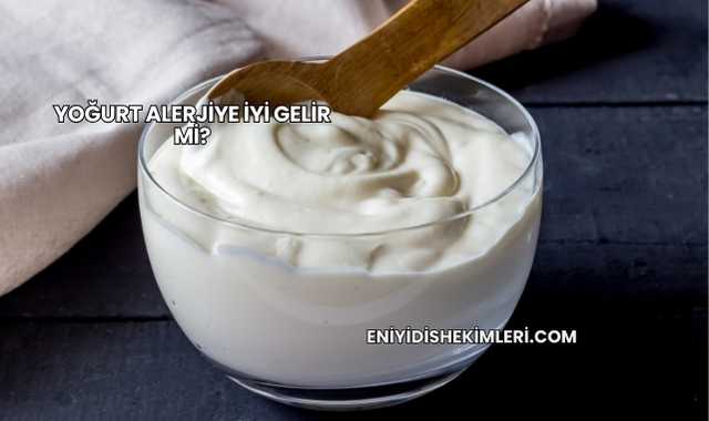 Yoğurt Alerjiye İyi Gelir mi?