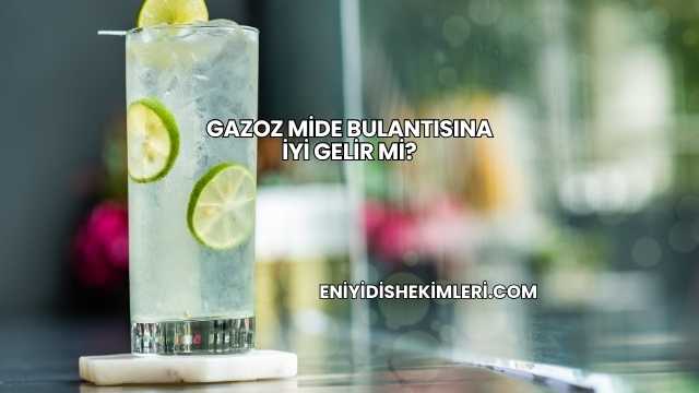 Gazoz Mide Bulantısına İyi Gelir mi?