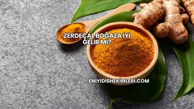 Zerdeçal Boğaza İyi Gelir mi?