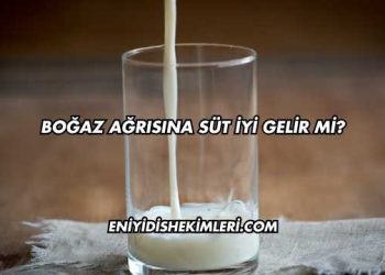 Boğaz Ağrısına Süt İyi Gelir mi?