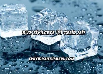 Buz Sivilceye İyi Gelir mi?