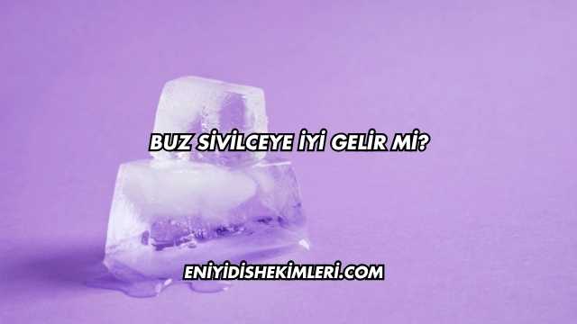 Buz Sivilceye İyi Gelir mi?