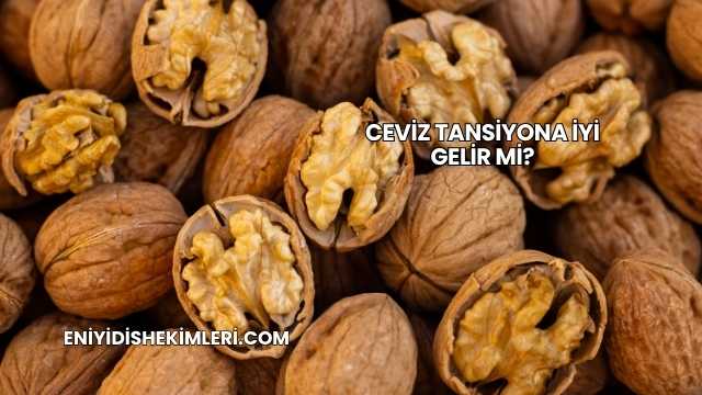 Ceviz Tansiyona İyi Gelir mi?