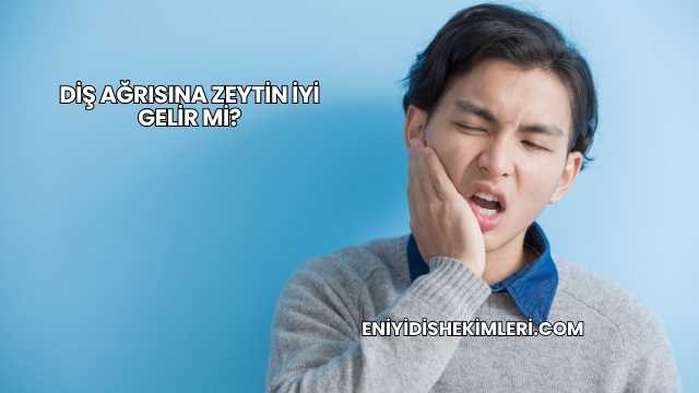 Diş Ağrısına Zeytin İyi Gelir mi?