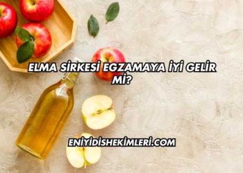 Elma Sirkesi Egzamaya İyi Gelir mi?
